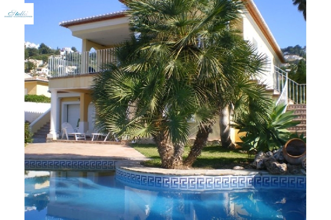 villa en Moraira(Club Moraira) en venta, superficie 220 m², ano de construccion 2000, + calefaccion suelo, aire acondicionado, parcela 800 m², 4 dormitorios, 3 banos, piscina, ref.: BI-MT.H-523-6