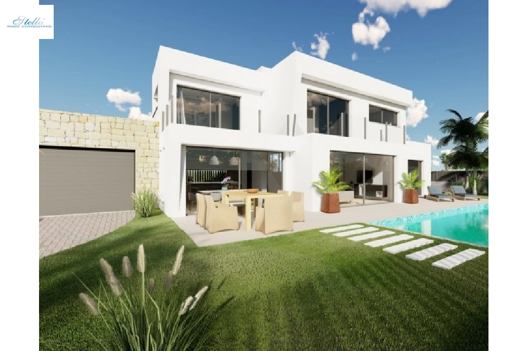 villa en Calpe(Buenavista) en venta, superficie 220 m², ano de construccion 2019, aire acondicionado, parcela 850 m², 4 dormitorios, 3 banos, piscina, ref.: BI-CA.H-413-17