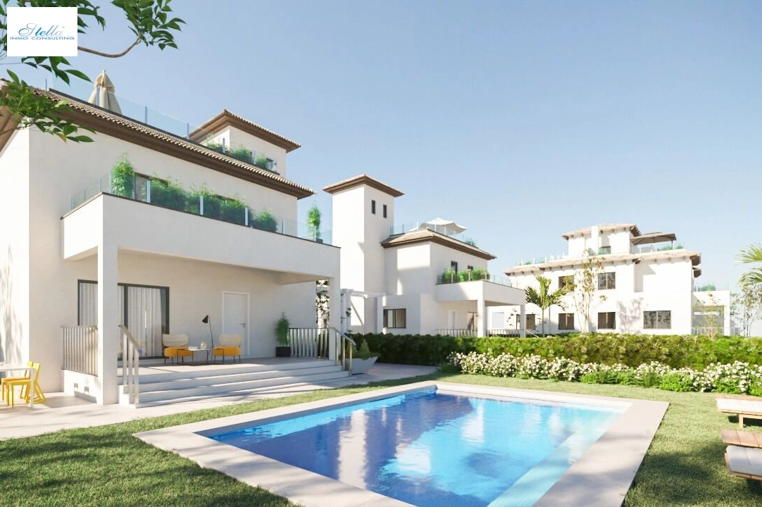 villa en La Marina en venta, superficie 188 m², estado first owner, parcela 410 m², 3 dormitorios, 2 banos, piscina, ref.: HA-MAN-251-E01-1