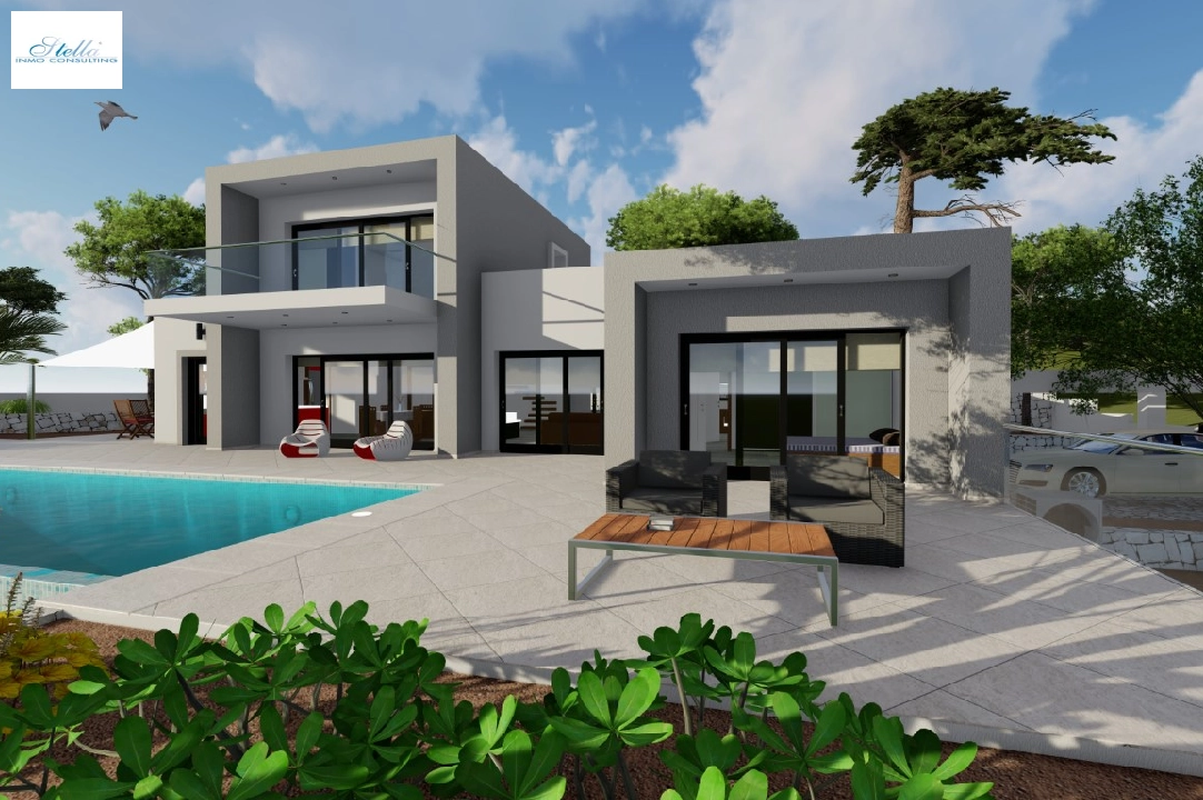 villa en Benissa(Fustera) en venta, superficie 160 m², aire acondicionado, parcela 1000 m², 3 dormitorios, 2 banos, piscina, ref.: BP-3092BEN-2