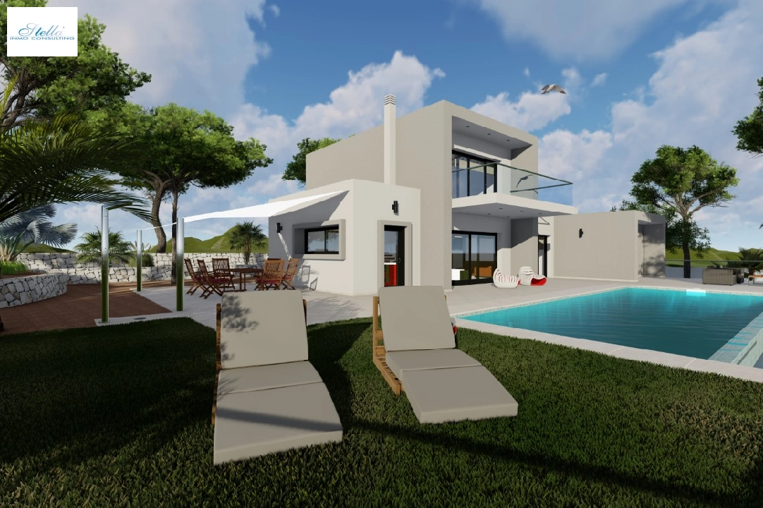 villa en Benissa(Fustera) en venta, superficie 160 m², aire acondicionado, parcela 1000 m², 3 dormitorios, 2 banos, piscina, ref.: BP-3092BEN-3