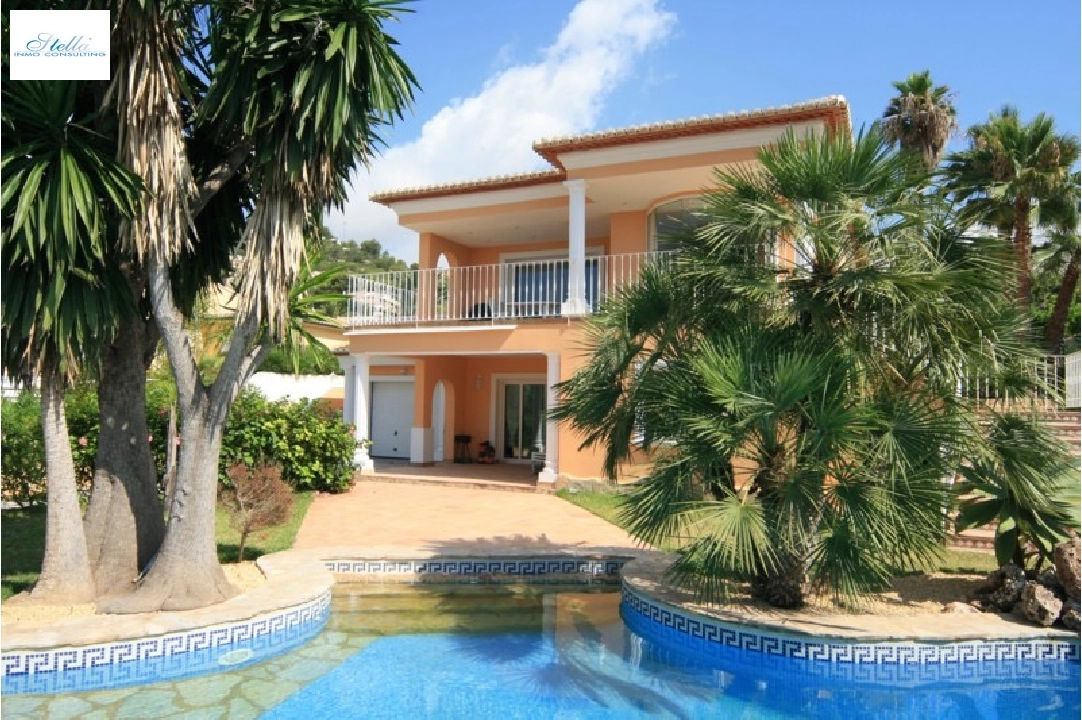 villa en Moraira en venta, superficie 300 m², aire acondicionado, parcela 800 m², 4 dormitorios, 3 banos, piscina, ref.: CA-H-1299-AMB-3