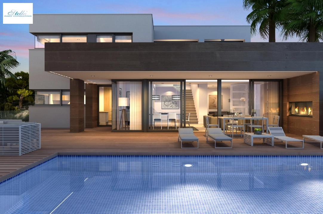 villa en Cumbre del Sol(Residencial Plus Jazmines) en venta, superficie 239 m², parcela 932 m², 3 dormitorios, 4 banos, piscina, ref.: VA-AJ093-2