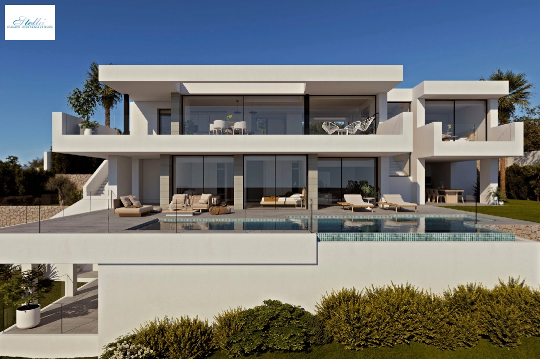villa en Cumbre del Sol(Residencial Plus Jazmines) en venta, superficie 242 m², parcela 1158 m², 3 dormitorios, 5 banos, piscina, ref.: VA-AJ244-1