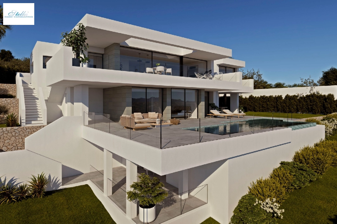 villa en Cumbre del Sol(Residencial Plus Jazmines) en venta, superficie 242 m², parcela 1158 m², 3 dormitorios, 5 banos, piscina, ref.: VA-AJ244-2