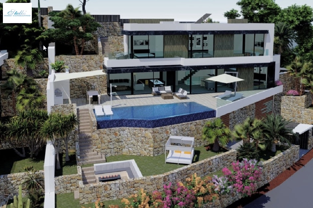 villa en Calpe(Maryvilla) en venta, superficie 349 m², aire acondicionado, parcela 630 m², 4 dormitorios, 4 banos, ref.: BP-3231CAL-2