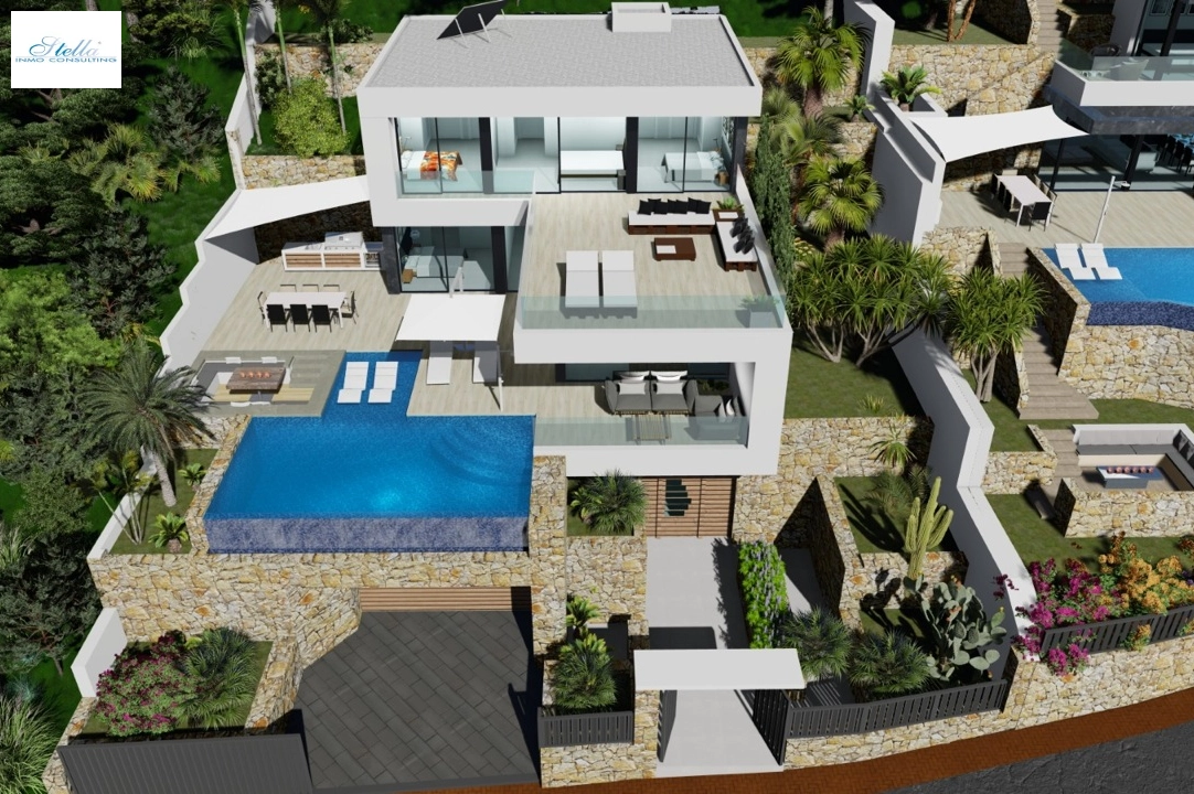villa en Calpe(Maryvilla) en venta, superficie 440 m², aire acondicionado, parcela 637 m², 4 dormitorios, 6 banos, ref.: BP-3230CAL-5