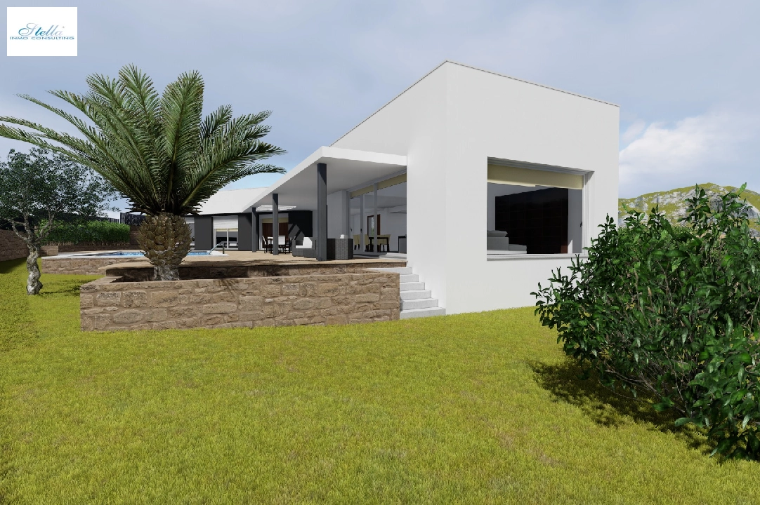 villa en Moraira en venta, superficie 251 m², aire acondicionado, parcela 1030 m², 3 dormitorios, 2 banos, piscina, ref.: CA-H-1351-AMB-12