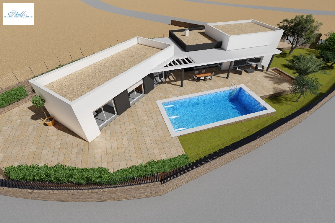 villa en Moraira en venta, superficie 251 m², aire acondicionado, parcela 1030 m², 3 dormitorios, 2 banos, piscina, ref.: CA-H-1351-AMB-2