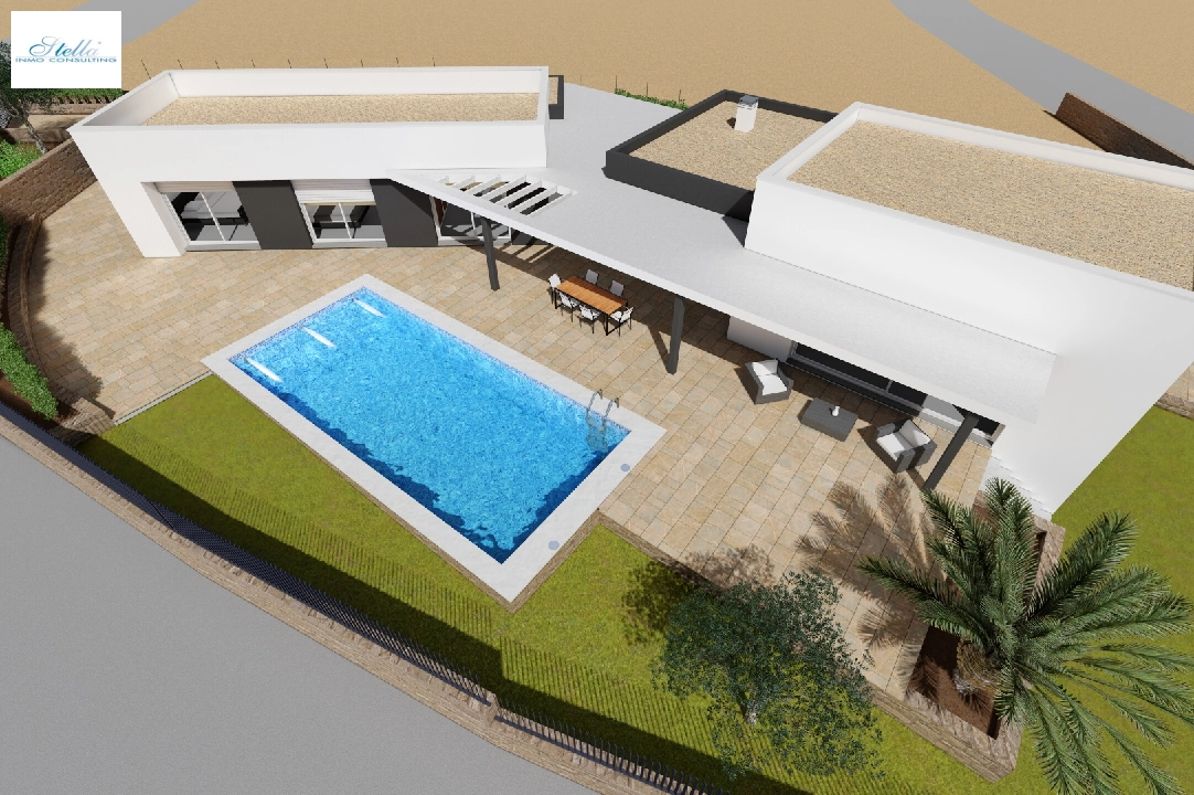 villa en Moraira en venta, superficie 251 m², aire acondicionado, parcela 1030 m², 3 dormitorios, 2 banos, piscina, ref.: CA-H-1351-AMB-8