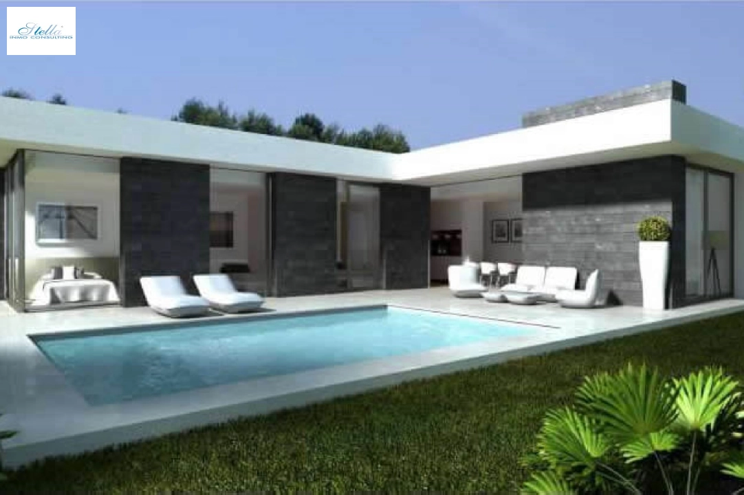 villa en Pedreguer(Monte Solana) en venta, superficie 143 m², aire acondicionado, parcela 900 m², 3 dormitorios, 3 banos, piscina, ref.: BP-3315PED-2