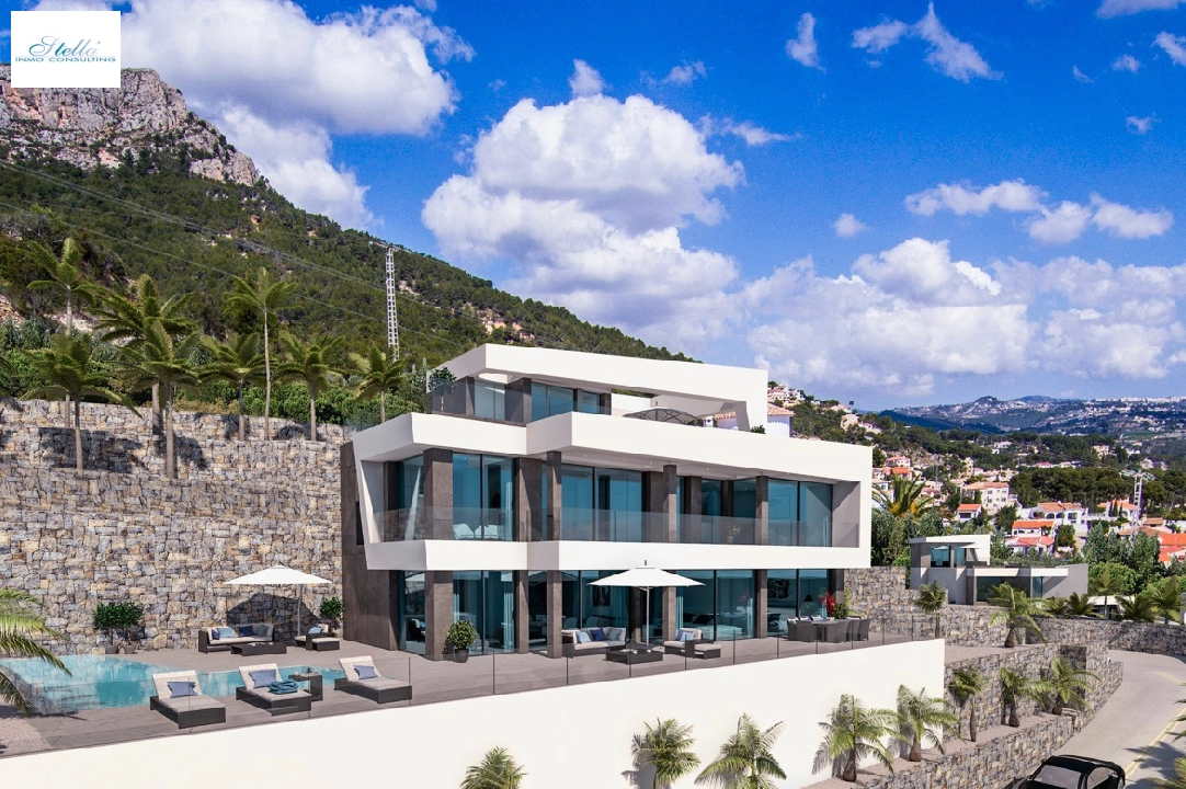 villa en Calpe en venta, superficie 410 m², aire acondicionado, parcela 675 m², 4 dormitorios, 4 banos, piscina, ref.: CA-H-1371-AMB-2