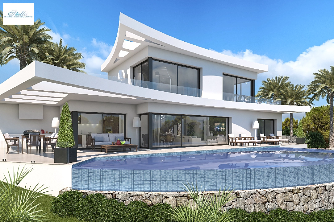 villa en Denia en venta, superficie 317 m², aire acondicionado, parcela 1400 m², 3 dormitorios, 4 banos, piscina, ref.: UM-UV-SOROLLA-5