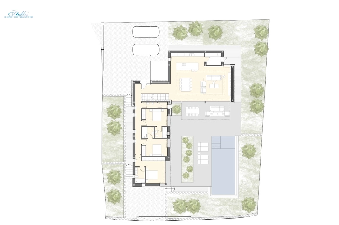 villa en Moraira(Moravit) en venta, superficie 322 m², aire acondicionado, parcela 939 m², 4 dormitorios, 4 banos, ref.: BP-3376MOR-8