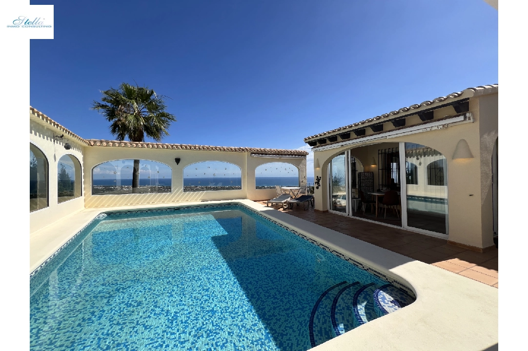 villa en Denia(Monte Pego) en alquiler de vacaciones, superficie 240 m², ano de construccion 1998, estado modernized, + calefaccion suelo, aire acondicionado, parcela 980 m², 5 dormitorios, 4 banos, piscina, ref.: T-0121-51