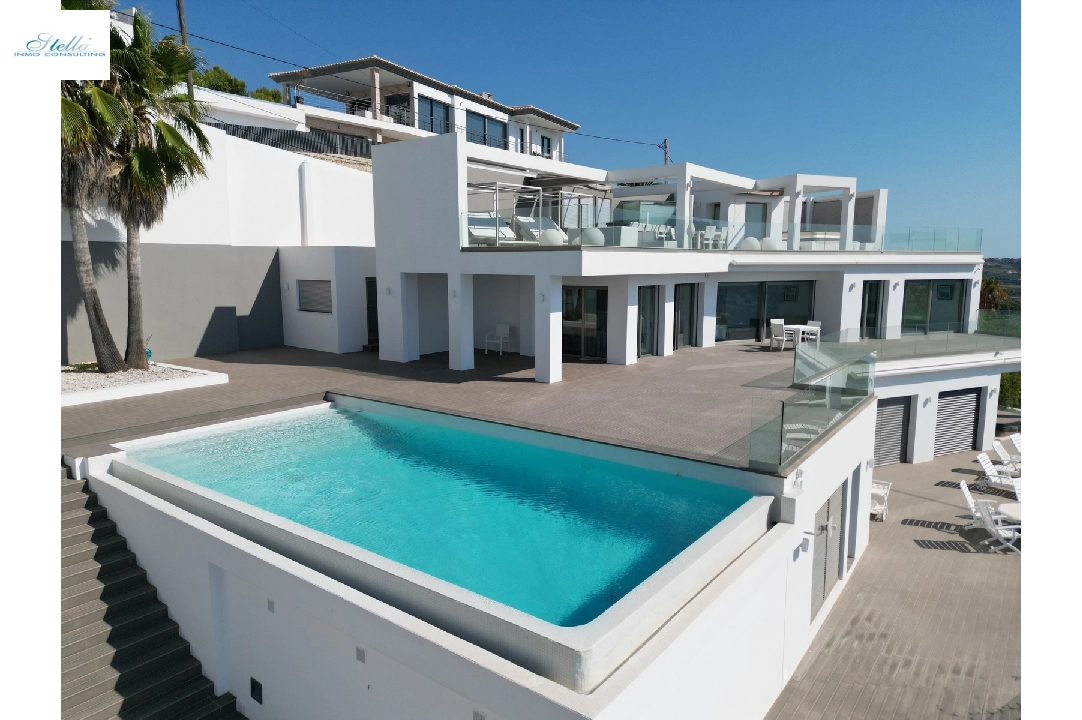 villa en Moraira(Moraira) en venta, superficie 400 m², ano de construccion 2014, estado mint, + calefaccion suelo, aire acondicionado, parcela 850 m², 4 dormitorios, 4 banos, piscina, ref.: AS-2522-1