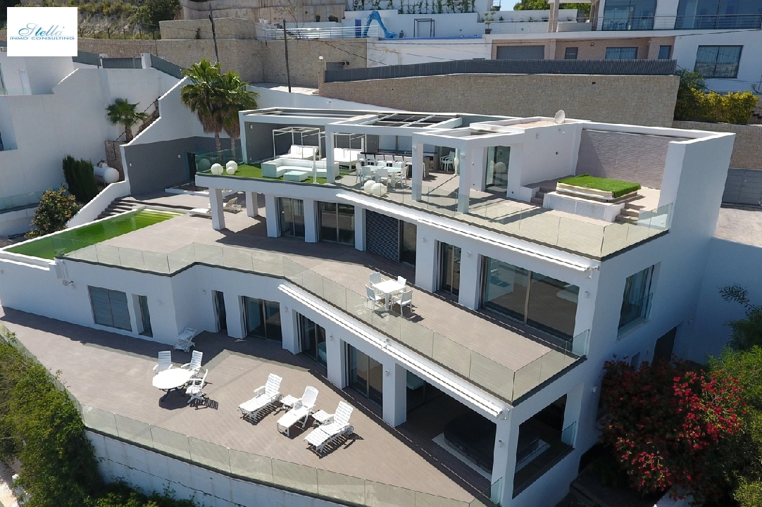 villa en Moraira(Moraira) en venta, superficie 400 m², ano de construccion 2014, estado mint, + calefaccion suelo, aire acondicionado, parcela 850 m², 4 dormitorios, 4 banos, piscina, ref.: AS-2522-13