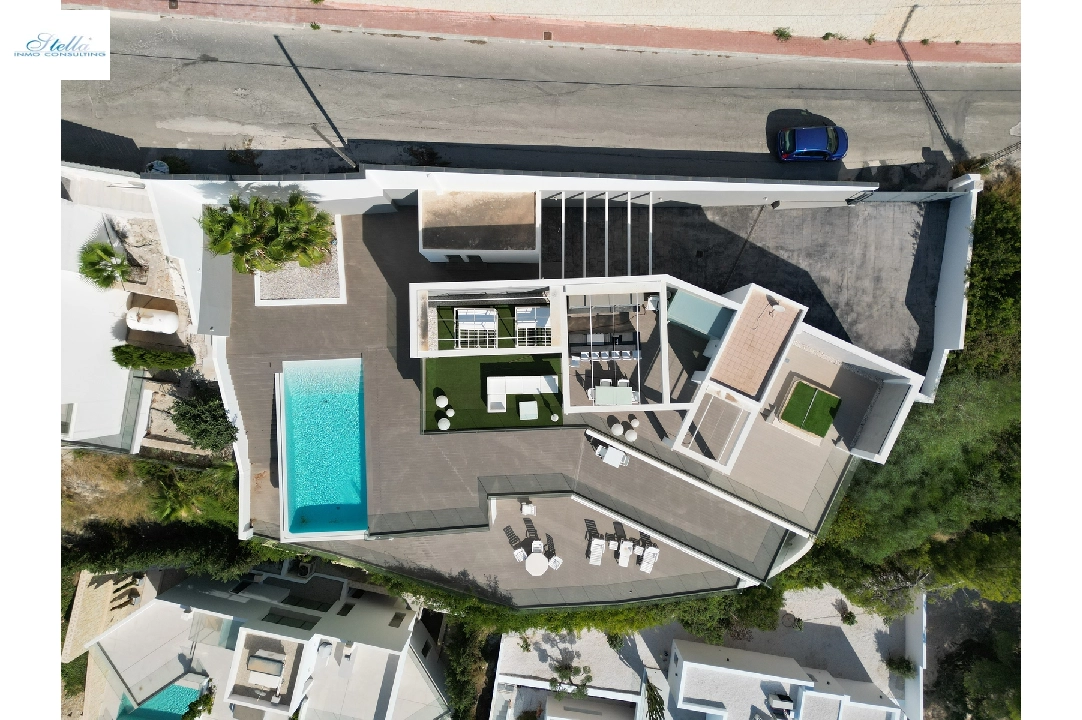 villa en Moraira(Moraira) en venta, superficie 400 m², ano de construccion 2014, estado mint, + calefaccion suelo, aire acondicionado, parcela 850 m², 4 dormitorios, 4 banos, piscina, ref.: AS-2522-7