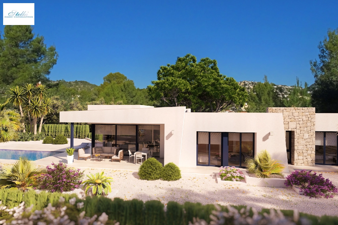 villa en Benissa en venta, superficie 147 m², ano de construccion 2022, aire acondicionado, parcela 800 m², 3 dormitorios, 2 banos, piscina, ref.: BI-BE.H-864-1