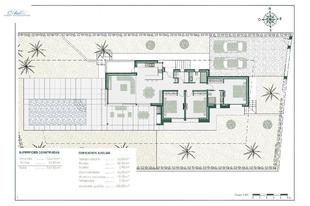 villa en Benissa en venta, superficie 147 m², ano de construccion 2022, aire acondicionado, parcela 800 m², 3 dormitorios, 2 banos, piscina, ref.: BI-BE.H-864-3
