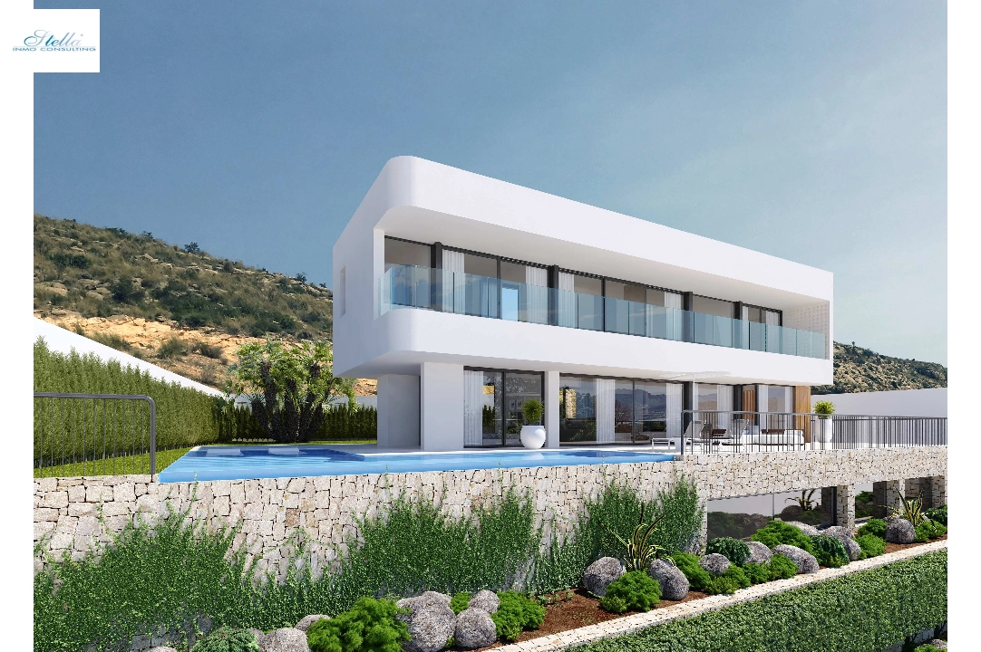 villa en Finestrat en venta, superficie 346 m², ano de construccion 2019, + calefaccion suelo, aire acondicionado, parcela 743 m², 5 dormitorios, 6 banos, piscina, ref.: NL-NLD1113-1