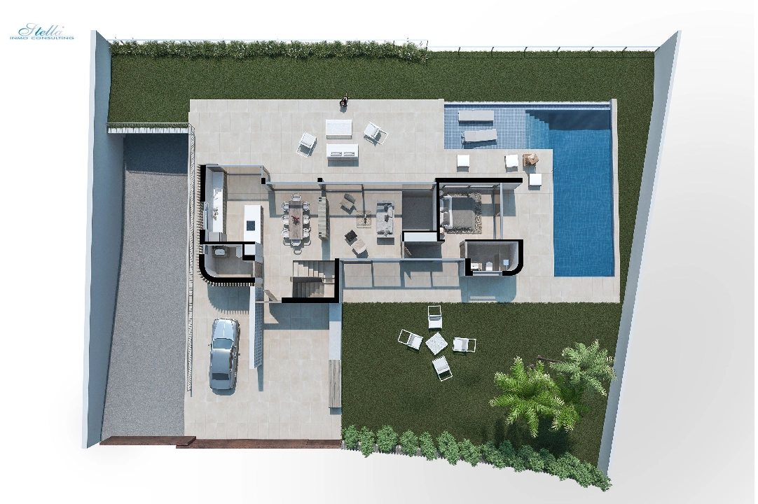 villa en Finestrat en venta, superficie 346 m², ano de construccion 2019, + calefaccion suelo, aire acondicionado, parcela 743 m², 5 dormitorios, 6 banos, piscina, ref.: NL-NLD1113-9