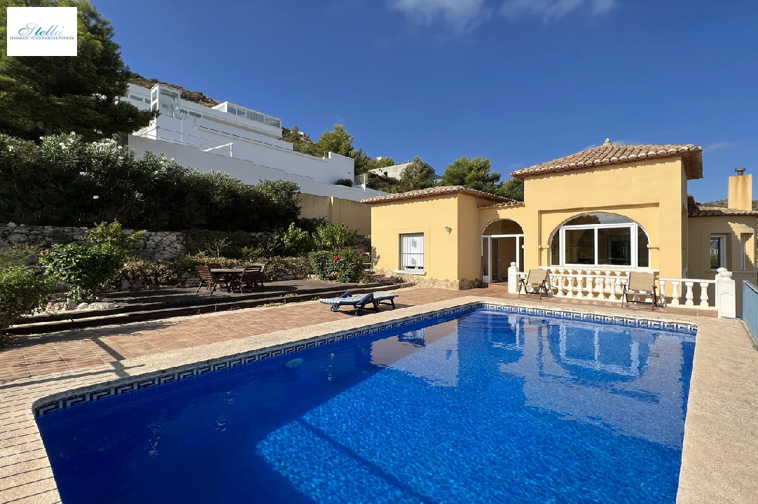 villa en Pedreguer(Monte Solana) en venta, superficie 239 m², ano de construccion 2005, + KLIMA, aire acondicionado, parcela 873 m², 3 dormitorios, 3 banos, piscina, ref.: SB-2222-23