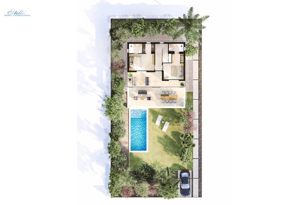 apartamento en Sa Rapita(Carrer Estepa, 206 210, 07639 Campos, Illes Balear) en venta, superficie 143 m², parcela 570 m², 3 dormitorios, 3 banos, piscina, ref.: TW-VILLAS-DSR-72-21
