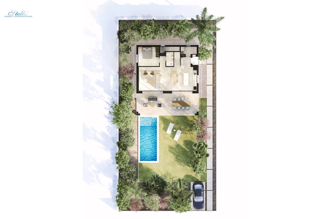 apartamento en Sa Rapita(Carrer Estepa, 206 210, 07639 Campos, Illes Balear) en venta, superficie 143 m², parcela 570 m², 3 dormitorios, 3 banos, piscina, ref.: TW-VILLAS-DSR-72-22