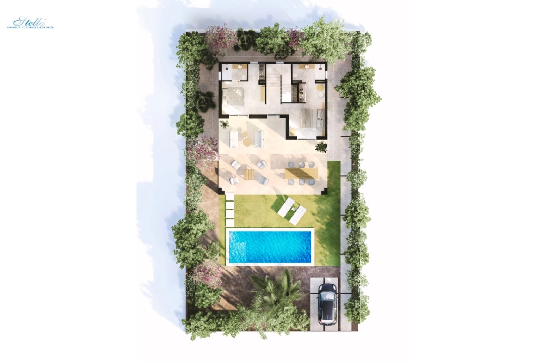 apartamento en Sa Rapita(Carrer Estepa, 206 210, 07639 Campos, Illes Balear) en venta, superficie 143 m², parcela 570 m², 3 dormitorios, 3 banos, piscina, ref.: TW-VILLAS-DSR-72-25