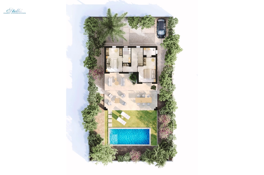 apartamento en Sa Rapita(Carrer Estepa, 206 210, 07639 Campos, Illes Balear) en venta, superficie 143 m², parcela 570 m², 3 dormitorios, 3 banos, piscina, ref.: TW-VILLAS-DSR-72-26