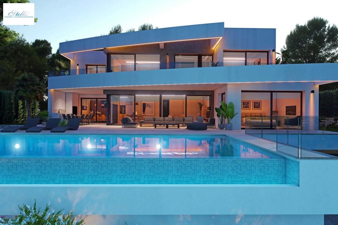 villa en Moraira en venta, superficie 311 m², aire acondicionado, parcela 1003 m², 4 dormitorios, 4 banos, piscina, ref.: CA-H-1535-AMB-2