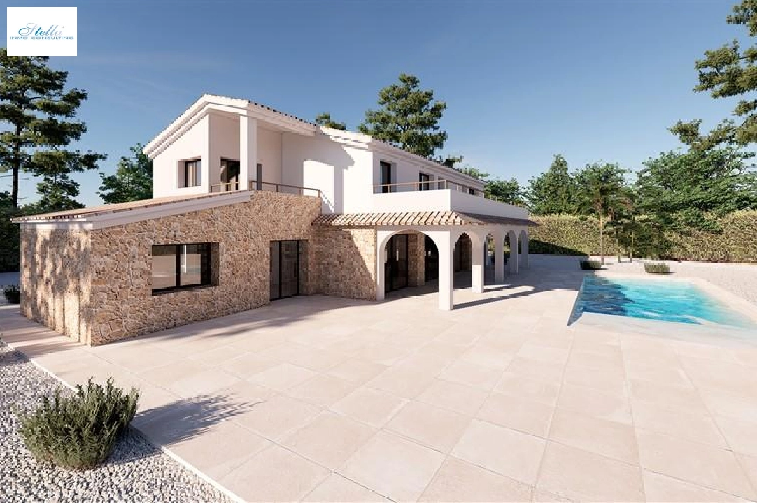 villa en Benissa en venta, superficie 425 m², parcela 10000 m², 4 dormitorios, 4 banos, piscina, ref.: COB-3292-16