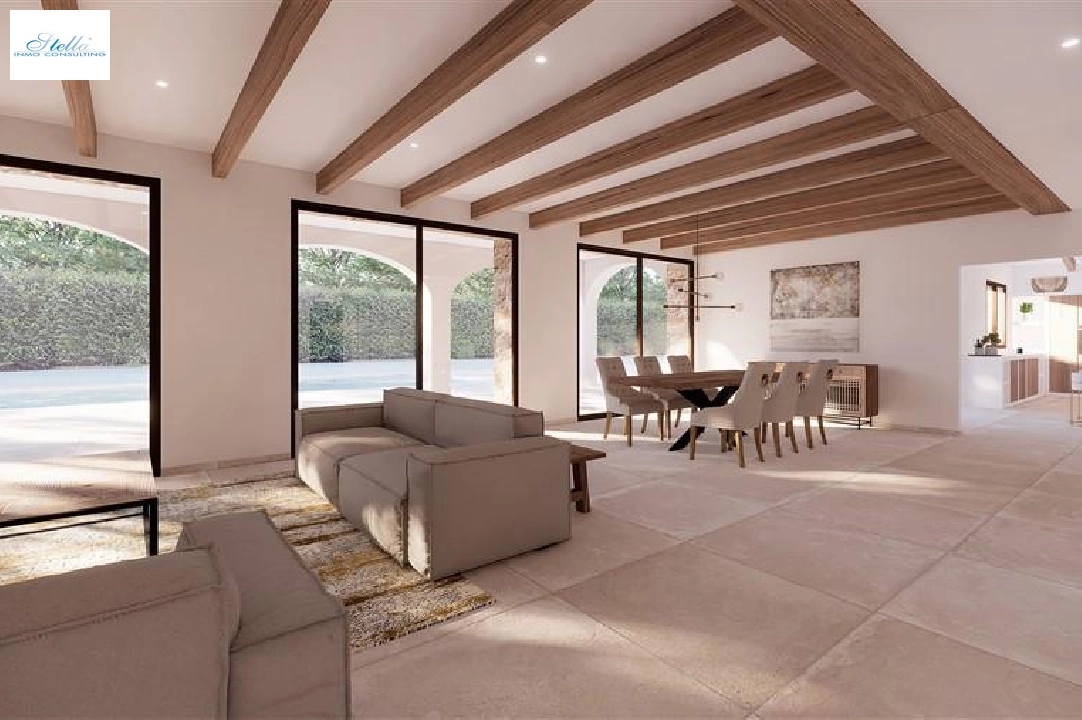 villa en Benissa en venta, superficie 425 m², parcela 10000 m², 4 dormitorios, 4 banos, piscina, ref.: COB-3292-2