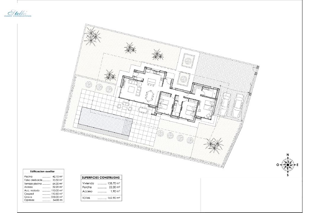 villa en Calpe en venta, superficie 166 m², aire acondicionado, parcela 800 m², 3 dormitorios, 2 banos, piscina, ref.: BI-CA.H-443-3