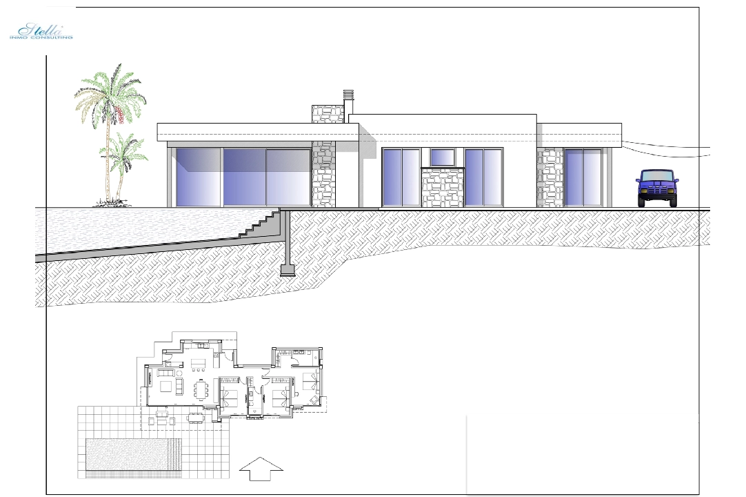 villa en Calpe en venta, superficie 166 m², aire acondicionado, parcela 800 m², 3 dormitorios, 2 banos, piscina, ref.: BI-CA.H-443-6