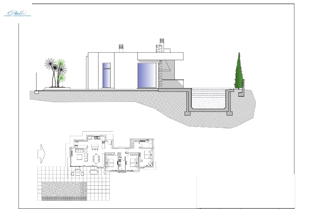 villa en Calpe en venta, superficie 166 m², aire acondicionado, parcela 800 m², 3 dormitorios, 2 banos, piscina, ref.: BI-CA.H-443-9