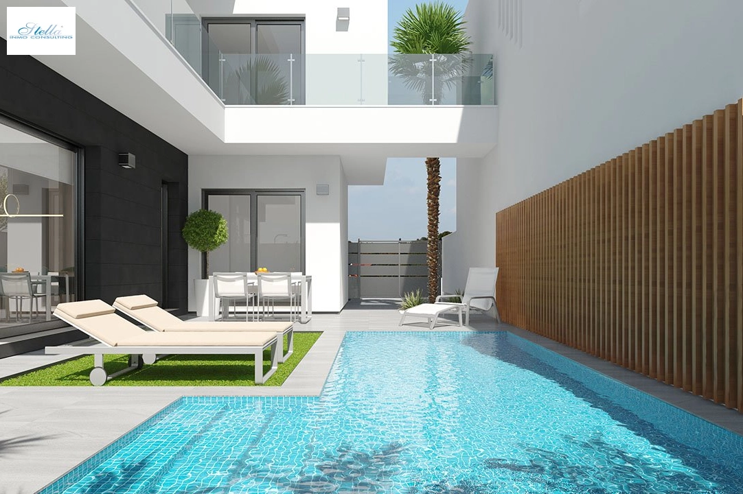 villa en Los Alcazares en venta, superficie 166 m², estado first owner, parcela 180 m², 3 dormitorios, 2 banos, piscina, ref.: HA-LAN-330-E01-3