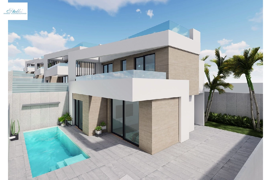 villa en San Miguel de Salinas en venta, superficie 155 m², estado first owner, aire acondicionado, parcela 200 m², 3 dormitorios, 3 banos, piscina, ref.: HA-SMN-240-E01-3