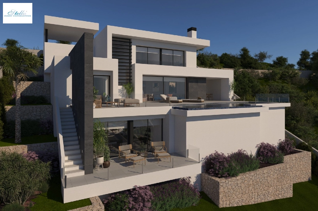 villa en Cumbre del Sol(Lirios Sunrise) en venta, superficie 181 m², parcela 824 m², 3 dormitorios, 4 banos, piscina, ref.: VA-AL030-2