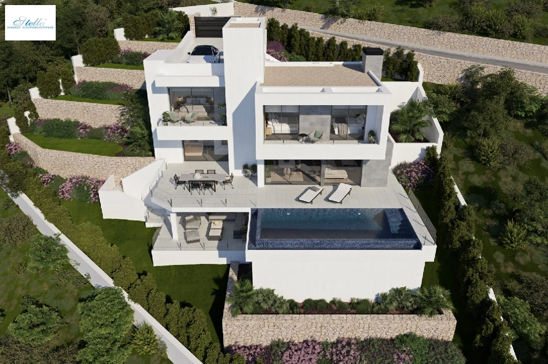 villa en Cumbre del Sol(Lirios Sunrise) en venta, superficie 169 m², parcela 805 m², 3 dormitorios, 3 banos, piscina, ref.: VA-AL031-1