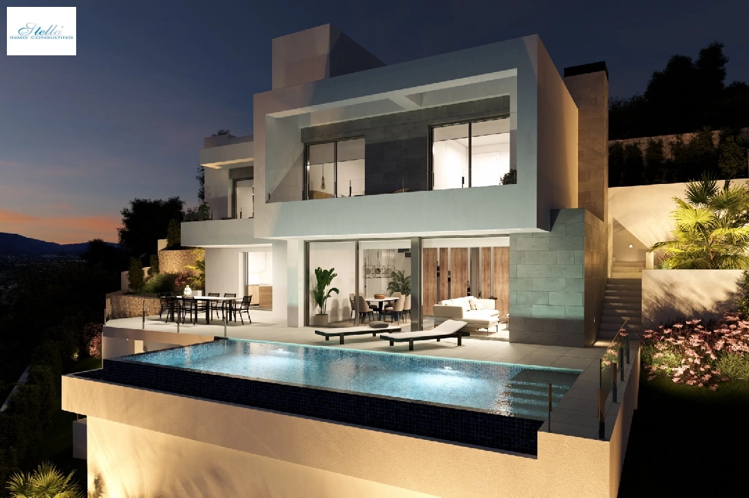 villa en Cumbre del Sol(Lirios Sunrise) en venta, superficie 169 m², parcela 805 m², 3 dormitorios, 3 banos, piscina, ref.: VA-AL031-8