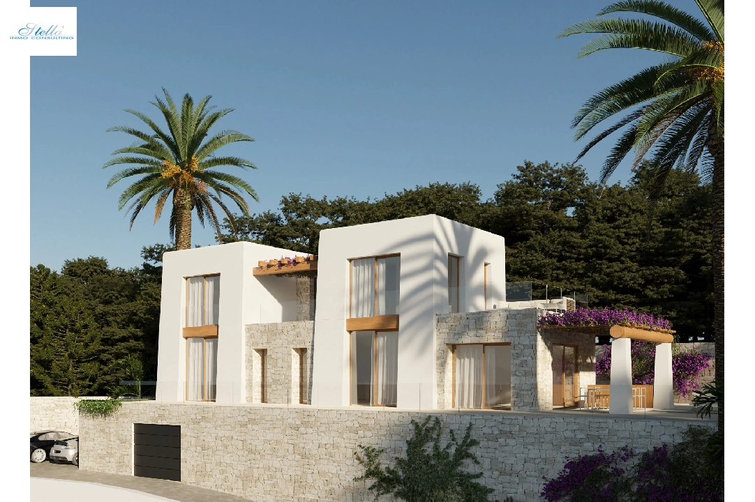 villa en Benissa(Montemar) en venta, superficie 450 m², ano de construccion 2023, aire acondicionado, parcela 800 m², 3 dormitorios, 3 banos, piscina, ref.: BI-BE.H-880-4