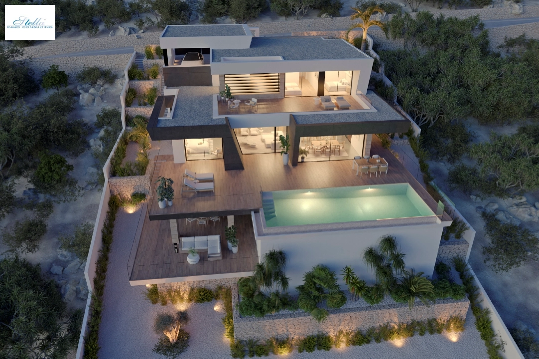 villa en Cumbre del Sol(Lirios Design) en venta, superficie 212 m², parcela 861 m², 3 dormitorios, 4 banos, piscina, ref.: VA-AL097-3