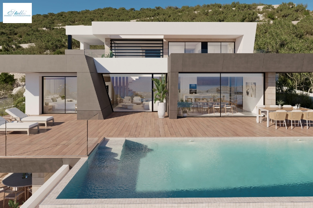 villa en Cumbre del Sol(Lirios Design) en venta, superficie 212 m², parcela 861 m², 3 dormitorios, 4 banos, piscina, ref.: VA-AL097-7