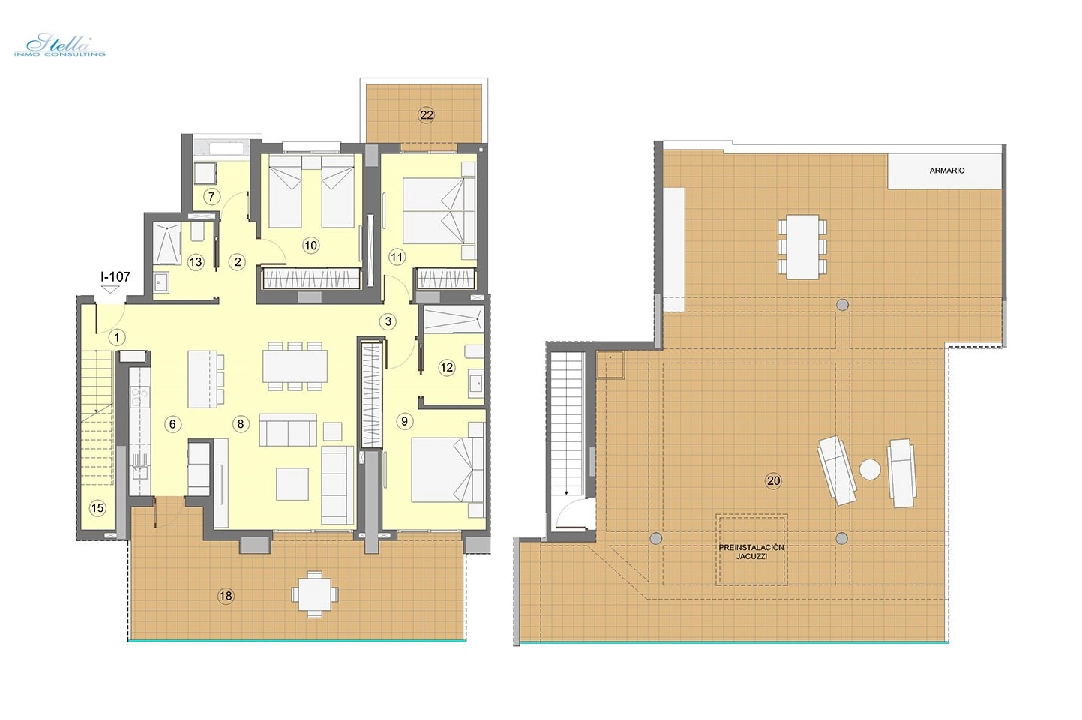 atico en Benidorm en venta, superficie 296 m², estado first owner, + fussboden, aire acondicionado, 3 dormitorios, 2 banos, piscina, ref.: HA-BEN-112-A04-10