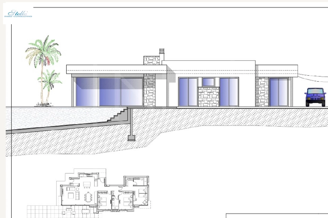 villa en Calpe en venta, superficie 282 m², + calefaccion suelo, aire acondicionado, parcela 800 m², 3 dormitorios, 2 banos, piscina, ref.: NL-NLD1452-6