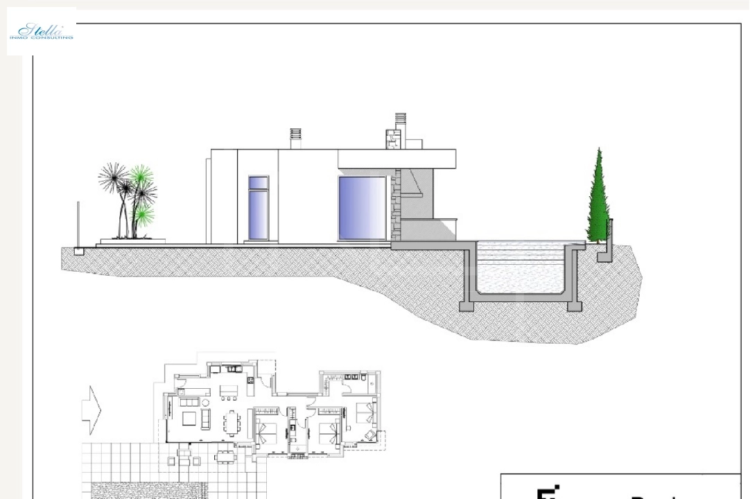 villa en Calpe en venta, superficie 282 m², + calefaccion suelo, aire acondicionado, parcela 800 m², 3 dormitorios, 2 banos, piscina, ref.: NL-NLD1452-9