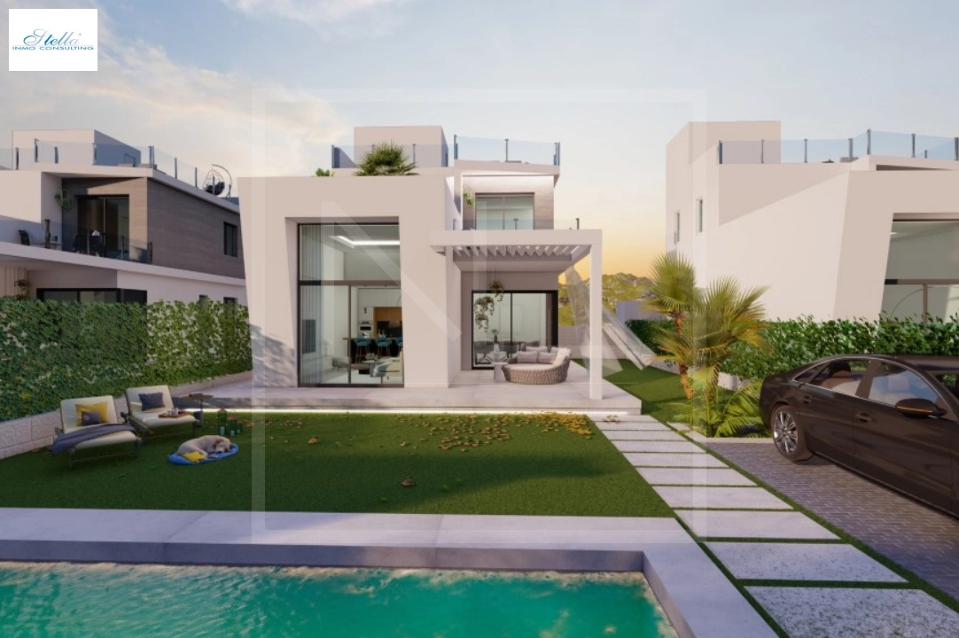 villa en Finestrat en venta, superficie 163 m², ano de construccion 2024, + calefaccion central, aire acondicionado, parcela 393 m², 3 dormitorios, 3 banos, piscina, ref.: NL-NLD1470-15