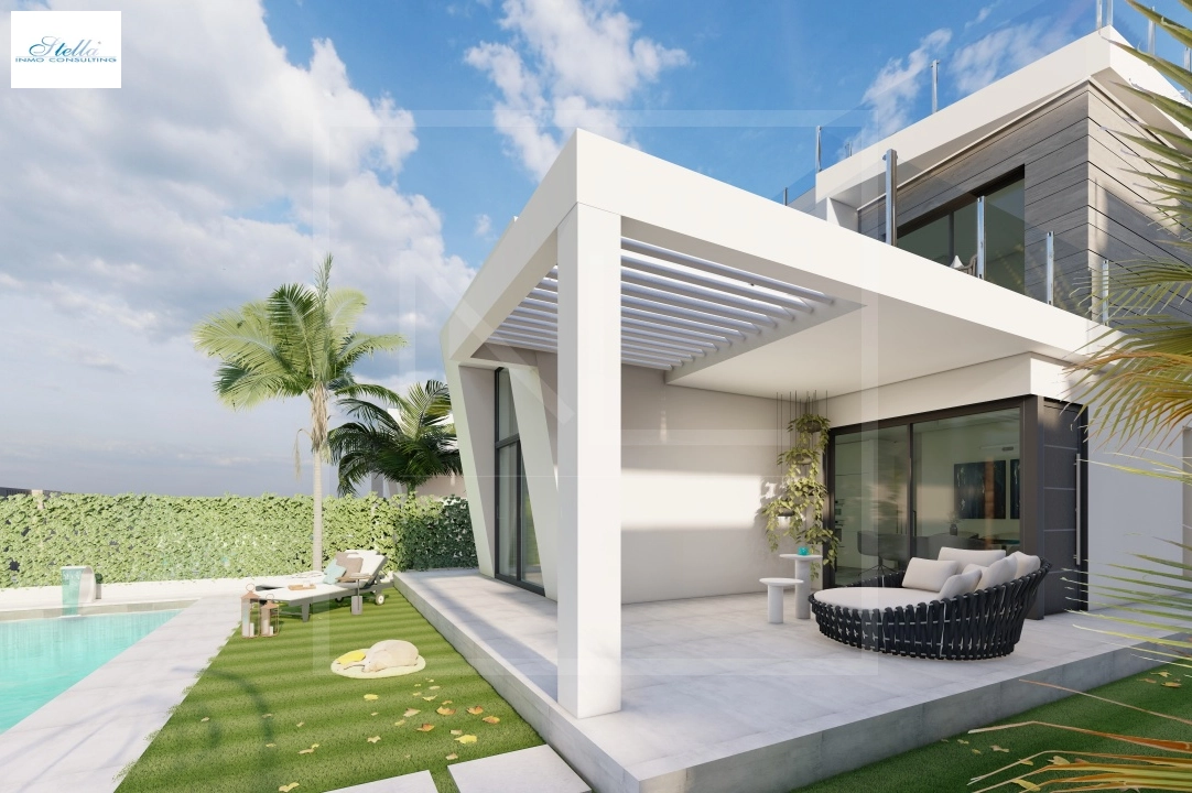 villa en Finestrat en venta, superficie 163 m², ano de construccion 2024, + calefaccion central, aire acondicionado, parcela 393 m², 3 dormitorios, 3 banos, piscina, ref.: NL-NLD1470-17